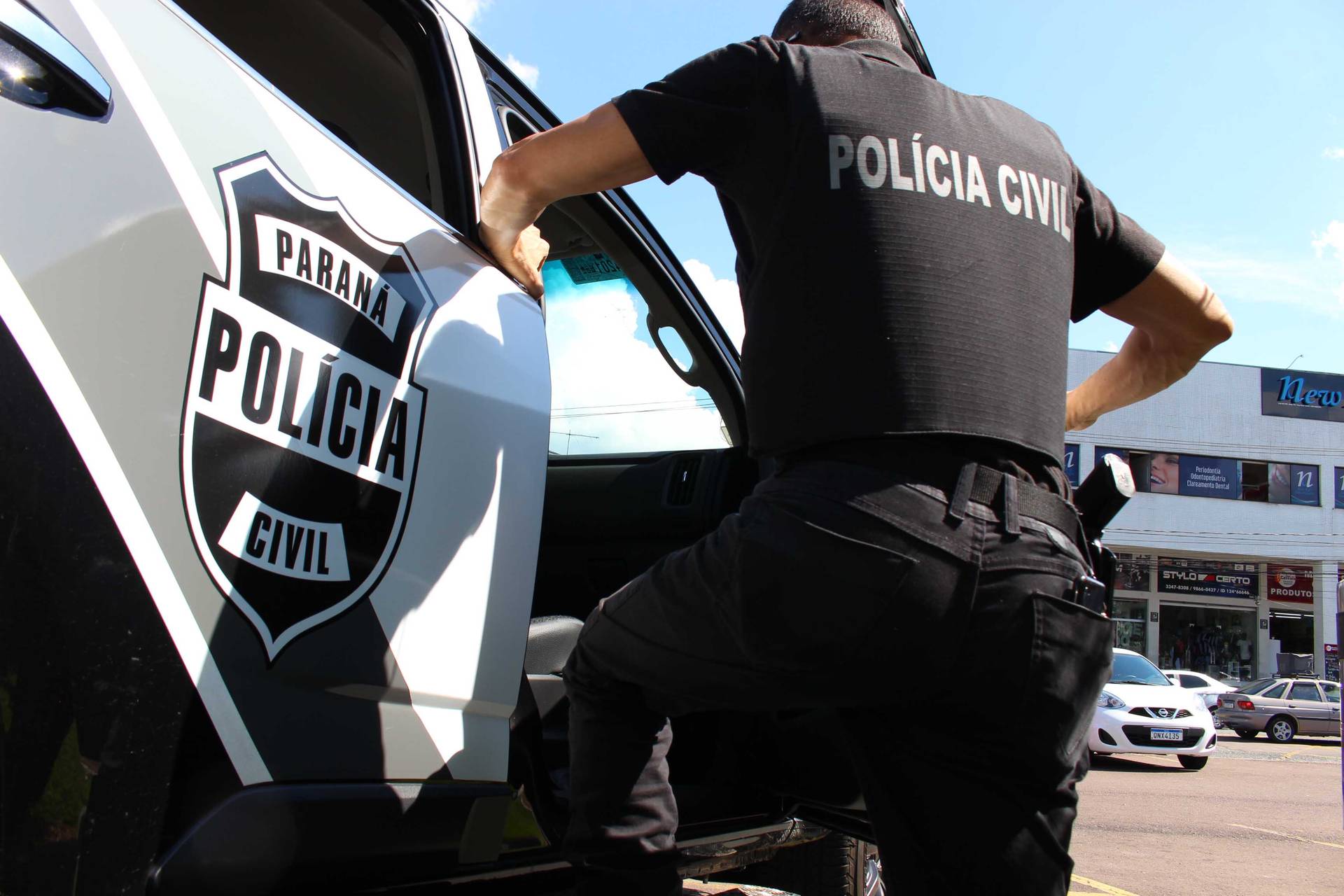 Imagem referente a PCPR prende suspeito de violência doméstica em Toledo