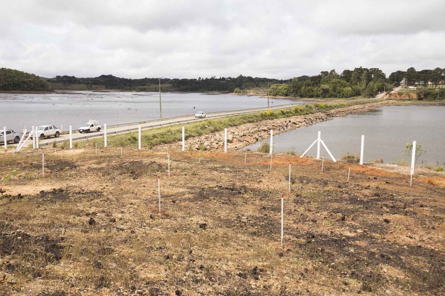 Imagem referente a Obra revitaliza área no entorno da Barragem Piraquara II