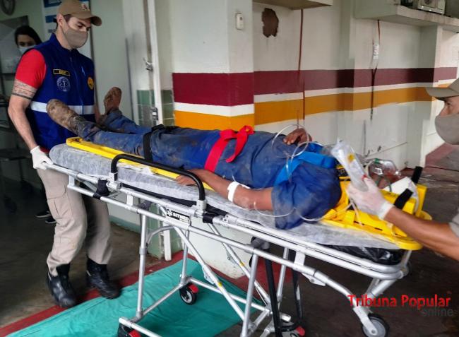 Imagem referente a Siate socorre trabalhador que sofreu descarga elétrica em Santa Terezinha de Itaipu