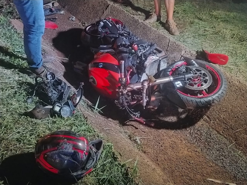 Imagem referente a Homem sofre múltiplas fraturas em acidente na Rodovia PR-585 em Toledo