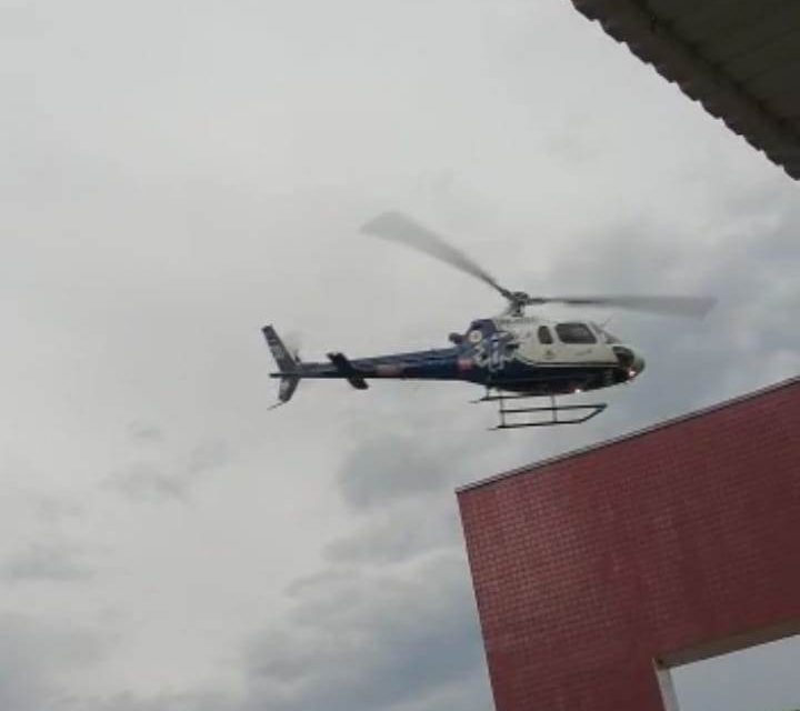 Imagem referente a Crianças vítimas de grave acidente em Salto do Lontra são trazidas de helicóptero a Cascavel