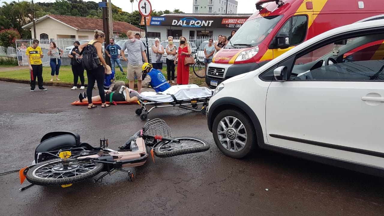 Imagem referente a Mulher fica ferida em acidente com bicicleta elétrica, no Parque São Paulo
