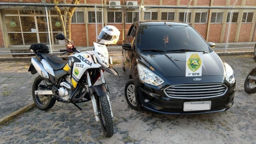 Imagem referente a Três jovens são presos com carro que havia sido roubado em Curitiba