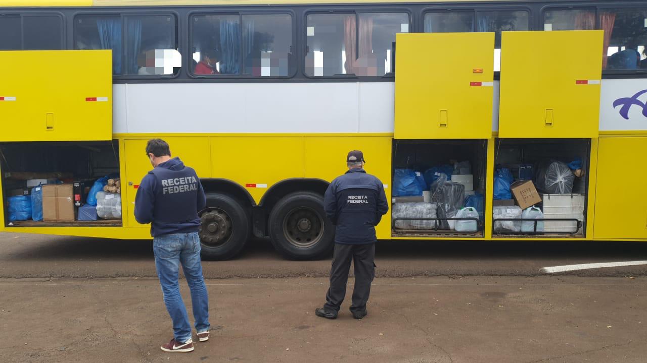 Imagem referente a Receita Federal retém dois ônibus em Santa Terezinha de Itaipu