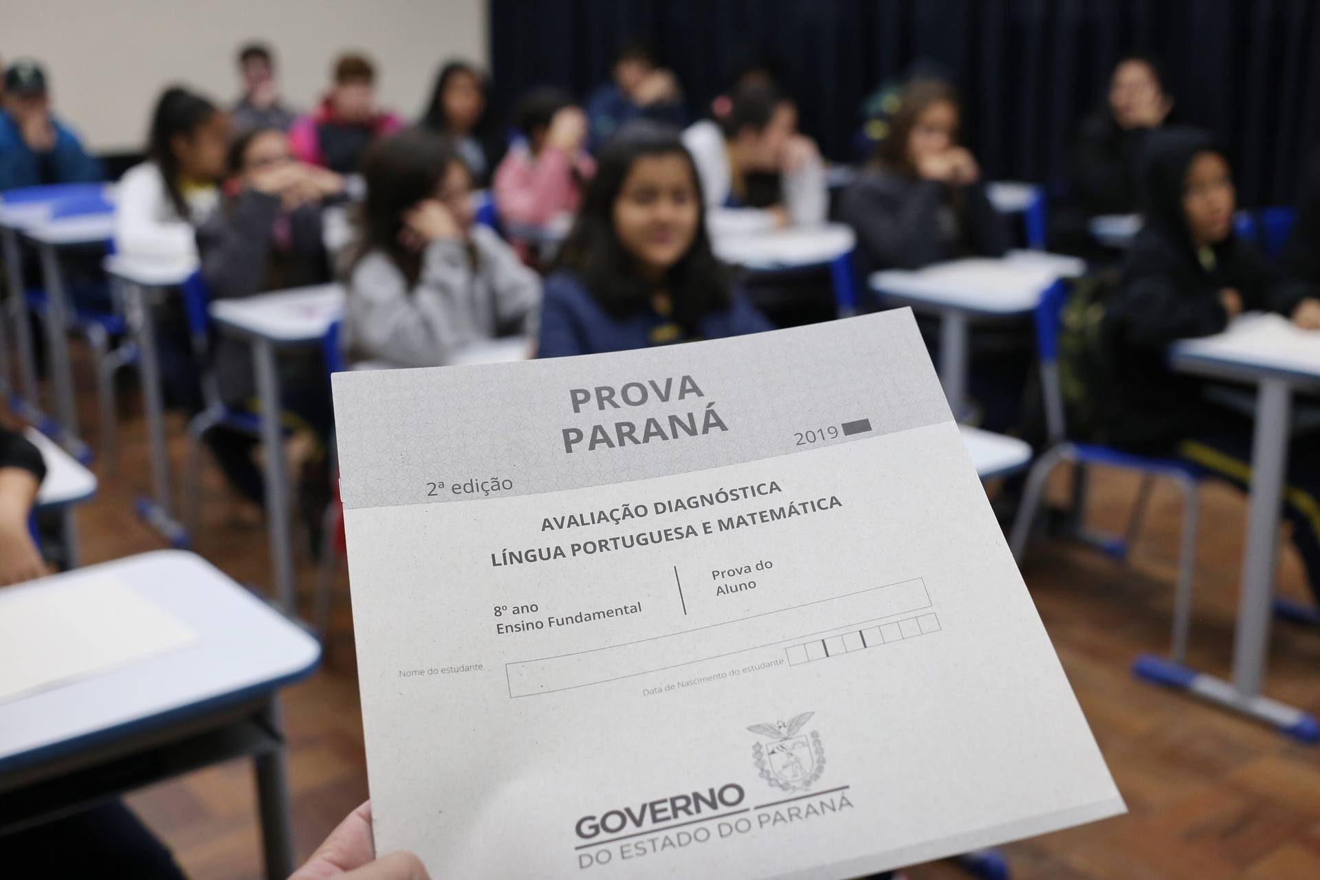 Imagem referente a Por problemas no sistema da Prova Paraná, alunos terão mais dois dias para responder questionário