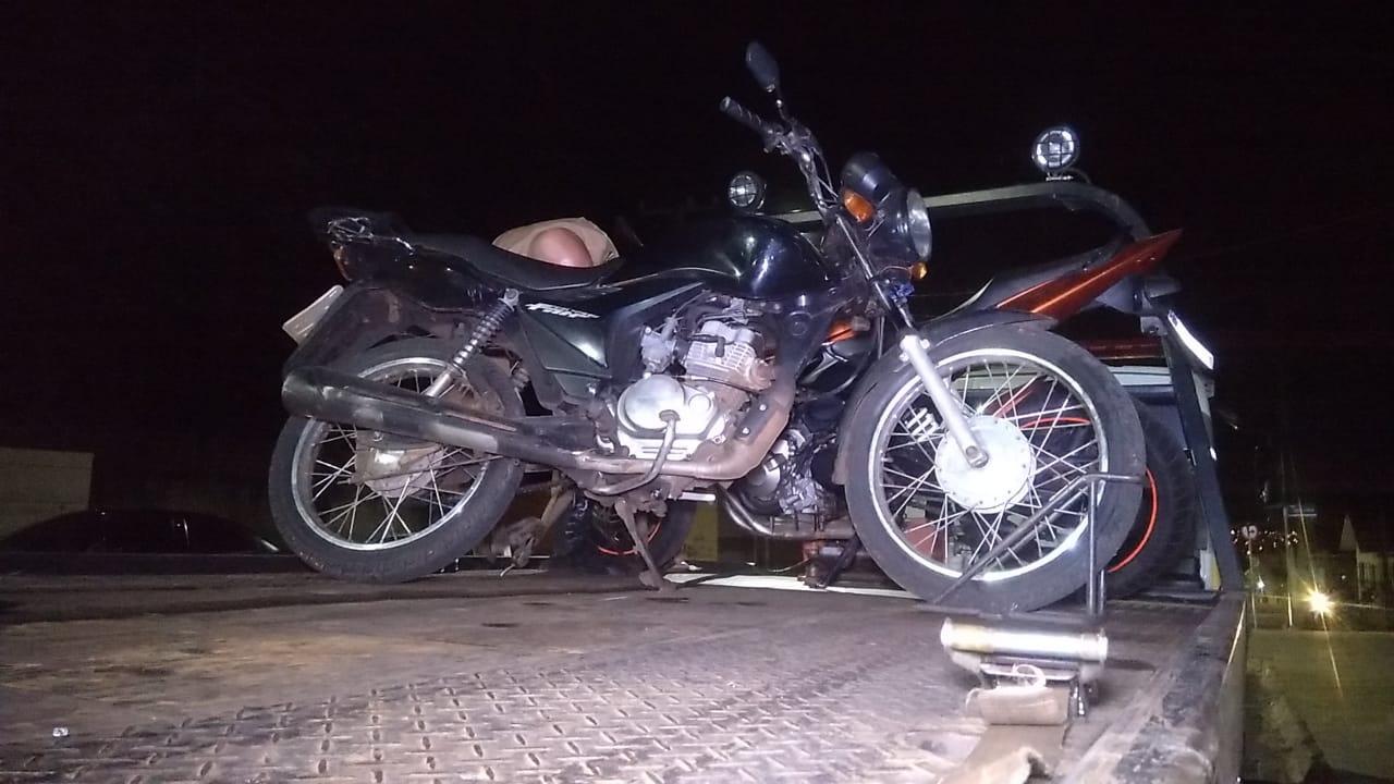 Imagem referente a Três motocicletas são apreendidas em Operação Bloqueio realizada na noite desta quarta-feira