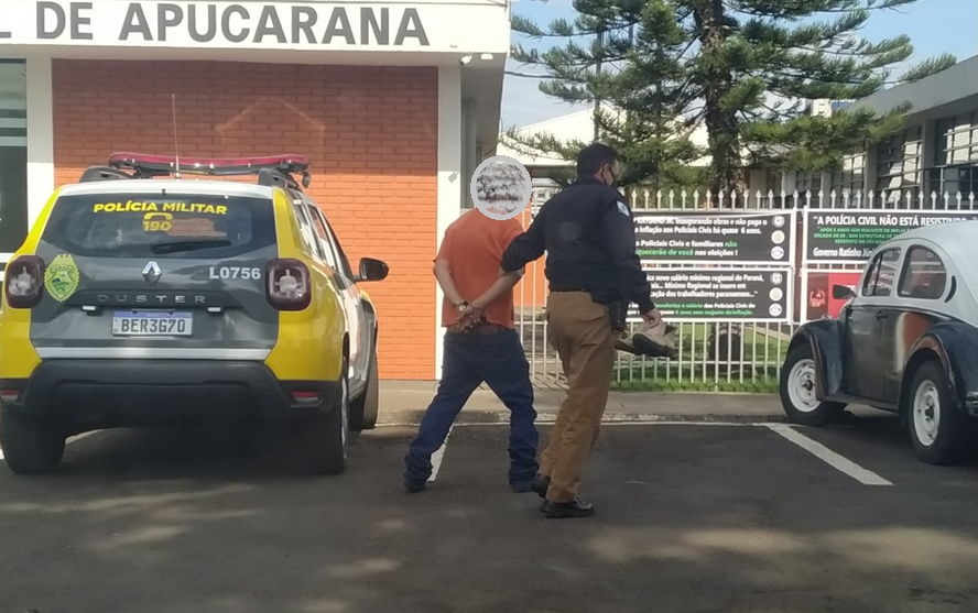 Imagem referente a Filho é preso após ameaçar mãe que sofreu AVC em Apucarana