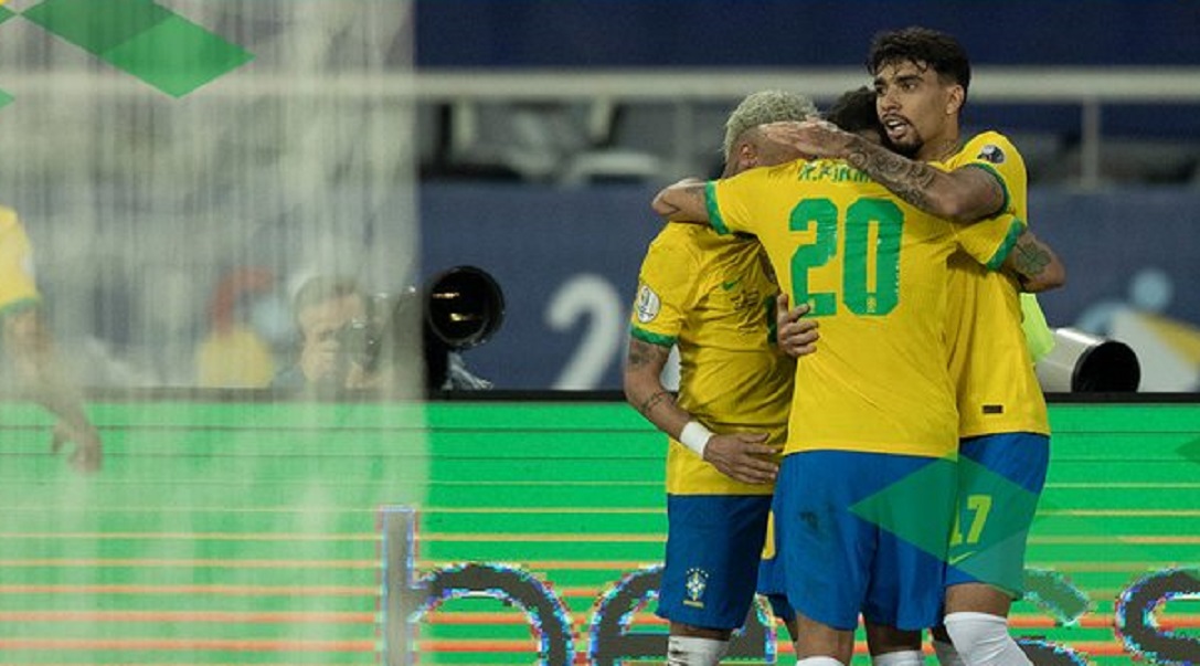 Imagem referente a Brasil sofre, mas vence Colômbia de virada e mantém 100% na Copa América