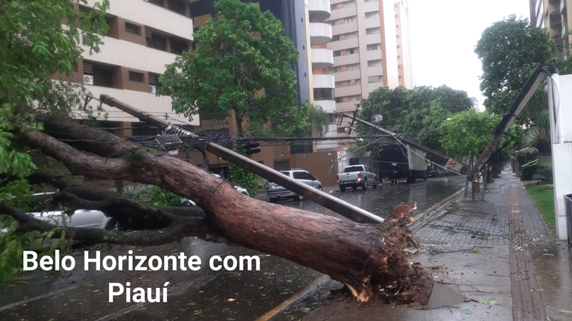 Imagem referente a Temporal causa estragos em Londrina e região
