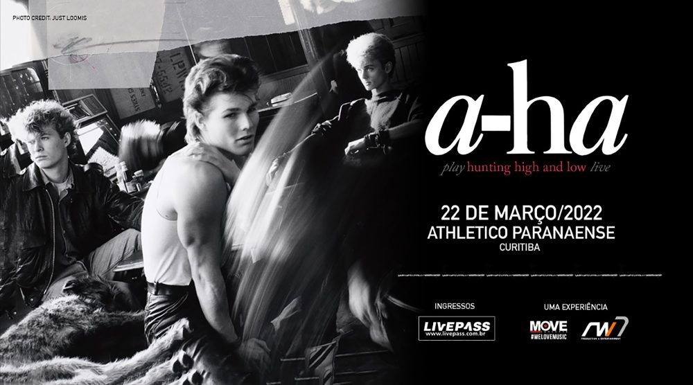 A-HA: Turnê Mundial “Hunting High And Low” chega ao estádio do Athletico Paranaense