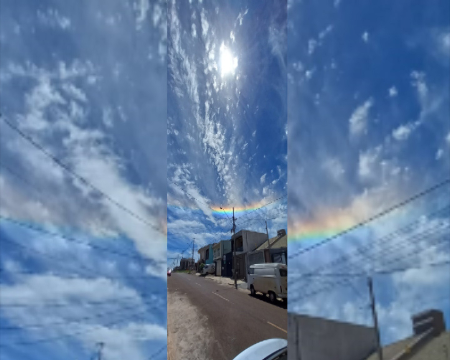 Imagem referente a Internautas registram fenômeno óptico no céu de Cascavel