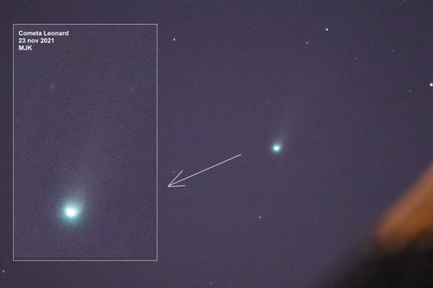 Imagem referente a Cometa pode ser observado no céu de PG neste Natal