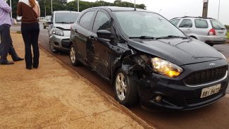 Rua Jacarezinho registra mais um acidente de trânsito nesta manhã