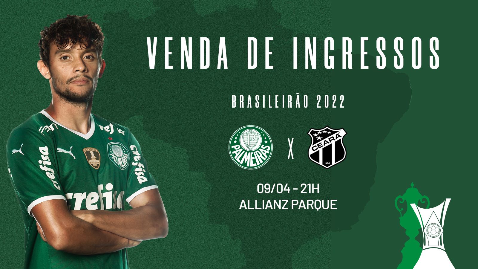 Palmeiras segue com valores dos ingressos reduzidos para o Campeonato Brasileiro