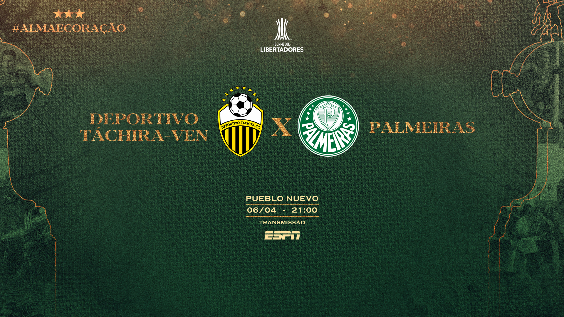 Deportivo Táchira-VEN x Palmeiras: informações, estatísticas e curiosidades