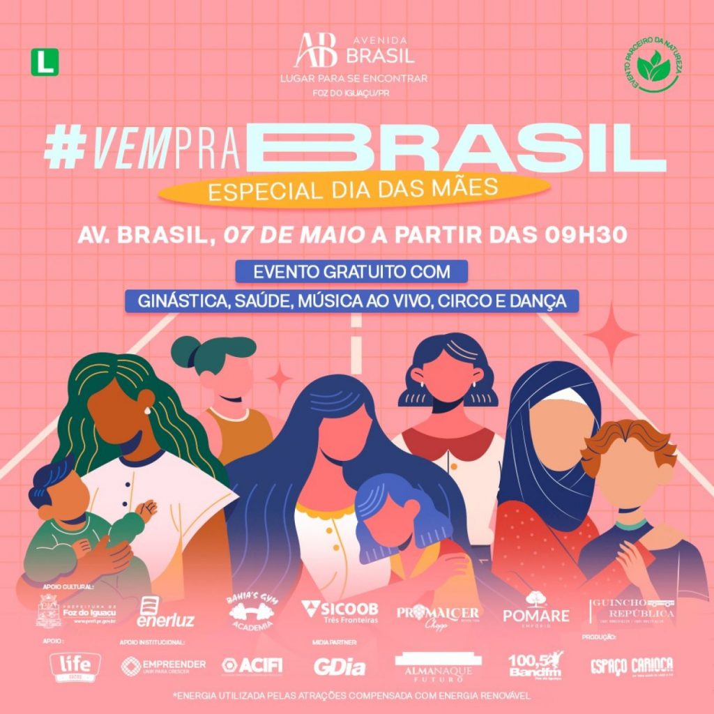 #VempraBrasil movimenta avenida central com diversas atividades no sábado (07)