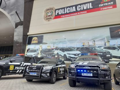Imagem referente a Onze novas viaturas reforçam a Polícia Civil em São José