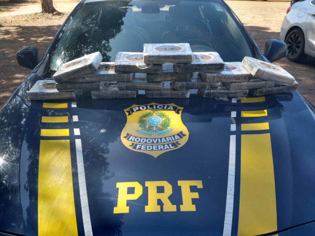 PRF apreende cocaína na BR 070 em Mato Grosso