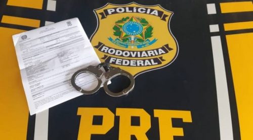 Imagem referente a Foragido da justiça é preso pela PRF em Cabedelo/PB