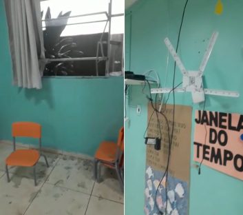 Após novo arrombamento no Cmei Peter Pan, pais pedem pede mais segurança Após novo arrombamento no Cmei Peter Pan, pais pedem pede mais segurança
