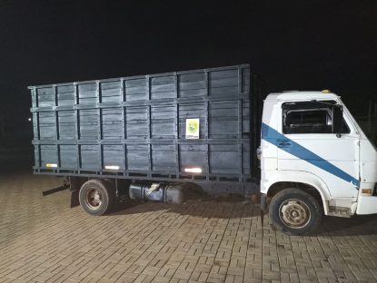 Imagem referente a BPFRON apreende caminhão carregado com gado oriundo da Argentina em Santo Antônio do Sudoeste