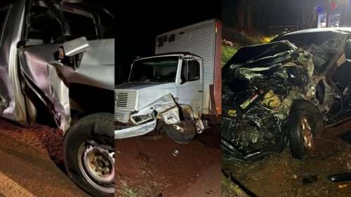 Grave acidente entre Maripá e Palotina, envolve três veículos, e uma pessoa fica ferida