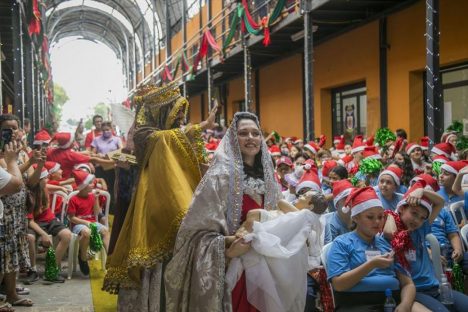 Curitiba – Rua da Cidadania do Boqueirão recebe crianças e convidados em festa do Natal de Curitiba
