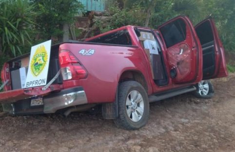 BPFron recupera veículo que havia sido roubado em Santa Catarina