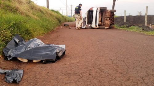 Imagem referente a Alisson Santos de Lima morre após capotar veículo nas margens da 277