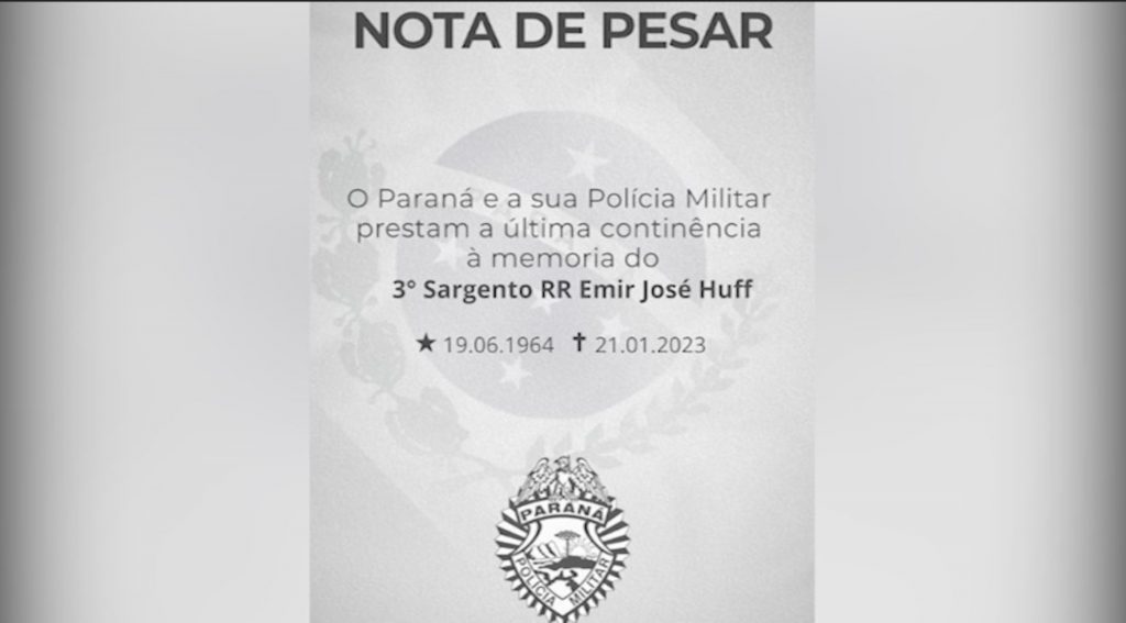 Polícia Militar lamenta falecimento de Sargento Emir José Huff