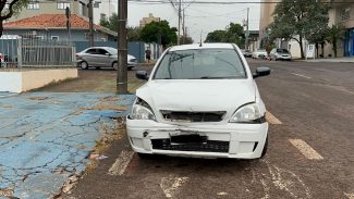 Mais um acidente de trânsito é registrado na Rua da Bandeira com Rua Vicente Machado