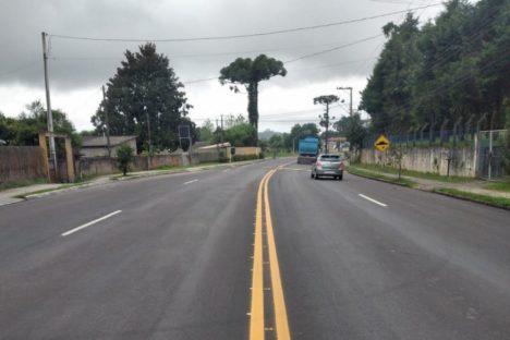 Conservação de rodovia que liga Campo Largo a Balsa Nova entra na fase de conclusão