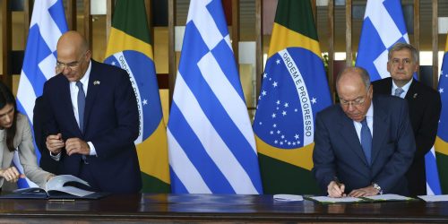 Imagem referente a Brasil e Grécia firmam cooperação em defesa, serviços aéreos e turismo