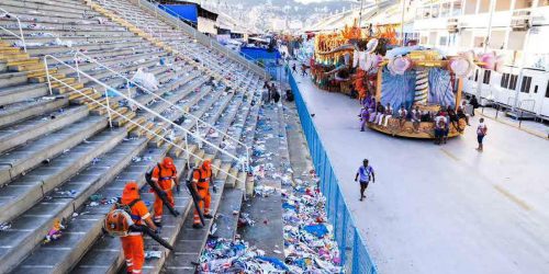 Imagem referente a Desfiles de blocos e escolas no Rio já geraram 466,2 toneladas de lixo