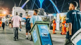 Reciclagem no Carnaval da Sapucaí 2023 entra para livro dos recordes