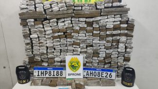 PM recupera veículos e apreende mais de 280 quilos de drogas em Curitiba