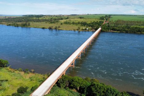 Imagem referente a Ponte de Porecatu, na divisa entre São Paulo e Paraná, será reaberta nesta segunda-feira