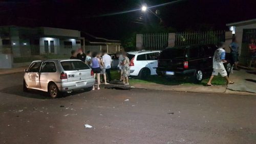 Acidente com três carros é registrado no Brasília