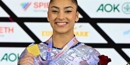 Imagem referente a Júlia Soares leva ouro em tradicional evento de ginástica na Alemanha