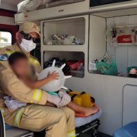 Criança fica ferida após queda de porta de guarda-roupas no Interlagos