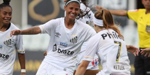 Imagem referente a Goleadas de Santos e Cruzeiro marcam o domingo no Brasileirão Feminino