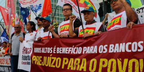SP: trabalhadores pedem valorização do salário e queda dos juros