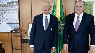 Alckmin discute bioeconomia com presidente do Fórum Econômico Mundial