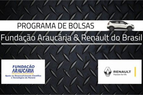 Imagem referente a Fundação Araucária e Renault vão investir R$ 700 mil em novas bolsas de pesquisa