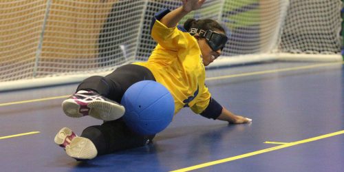Imagem referente a Goalball: seleção feminina estreia com goleada em competição na Suécia