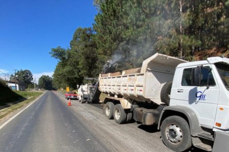 Após derramamento de óleo, reforma de rodovia em União da Vitória está quase pronta