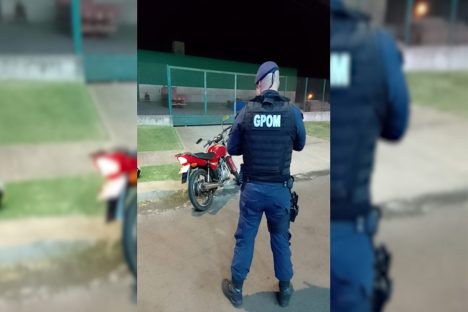 Homem é detido e moto recuperada pela GM no Esmeralda
