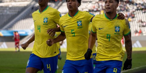 Imagem referente a Brasil aplica 4 a 1 na Tunísia e avança às quartas do Mundial Sub-20