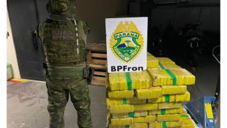 BPFron apreende mais de uma tonelada de drogas em veículos na cidade de Guaíra