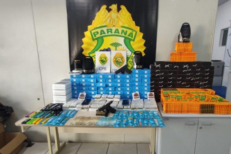 Imagem referente a Polícia Militar apreende mais de dois mil produtos com maconha em Curitiba